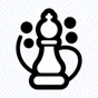 悠扬棋牌官方品牌标识，橙金与深蓝交织的棋牌竞技平台Logo